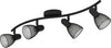 Spot-Moderno-Carovigno-In-Acciaio-Nero-4-Luci-E14-40W-Ip20