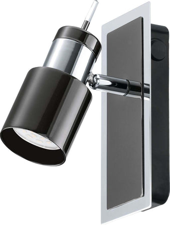 Spot-Moderno-Davida-1-In-Acciaio-Nichel-1-Luce-Gu10-4,6W-Ip20