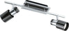 Spot-Moderno-Davida-1-In-Acciaio-Nichel-2-Luci-Gu10-4,6W-Ip20