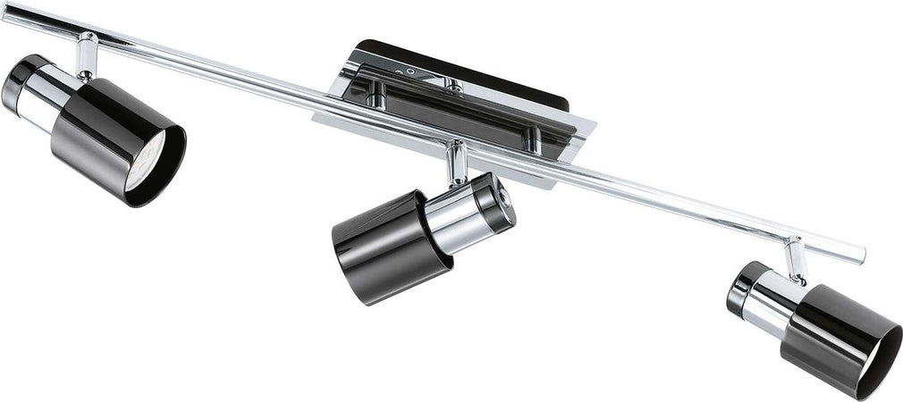 Spot-Moderno-Davida-1-In-Acciaio-Nichel-3-Luci-Gu10-4,6W-Ip20