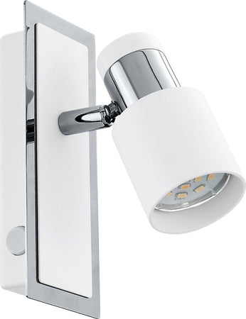Spot-Moderno-Davida-In-Acciaio-Cromo-1-Luce-Gu10-4,6W-Ip20
