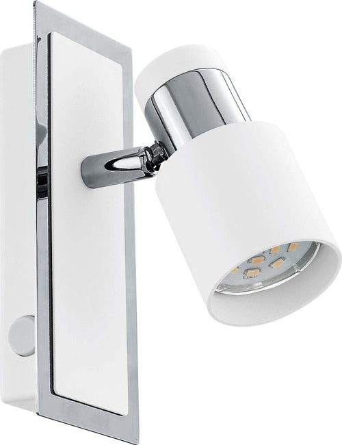 Spot-Moderno-Davida-In-Acciaio-Cromo-1-Luce-Gu10-4,6W-Ip20