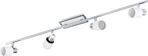 Spot-Moderno-Davida-In-Acciaio-Cromo-4-Luci-Gu10-4,6W-Ip20