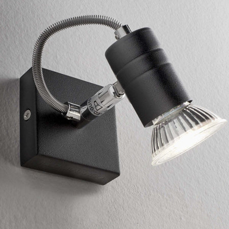 Spot-moderno-Illuminando-ZELIG-1-NR-GU10-LED-faretto-orientabile-parete-soffitto