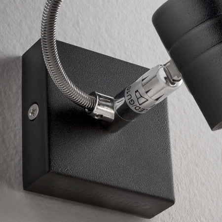 Spot-moderno-Illuminando-ZELIG-1-NR-GU10-LED-faretto-orientabile-parete-soffitto