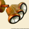 Spot-moderno-Lampadari-Bartalini-TILLY-F2-GU10-LED-ottone-faretti-orientabili