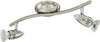 Spot-Moderno-Magnum-Led-In-Acciaio-Nichel-Satinato-2-Luci-Gu10-2,8W-3000K-Ip20