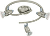Spot-Moderno-Magnum-Led-In-Acciaio-Nichel-Satinato-3-Luci-Gu10-2,8W-3000K-Ip20