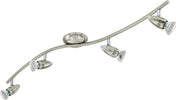 Spot-Moderno-Magnum-Led-In-Acciaio-Nichel-Satinato-4-Luci-Gu10-2,8W-3000K-Ip20