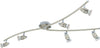 Spot-Moderno-Magnum-Led-In-Acciaio-Nichel-Satinato-6-Luci-Gu10-2,8W-3000K-Ip20