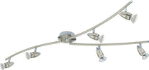 Spot-Moderno-Magnum-Led-In-Acciaio-Nichel-Satinato-6-Luci-Gu10-2,8W-3000K-Ip20