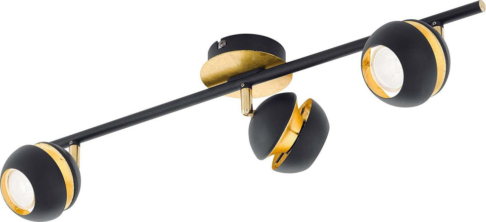 Spot-Moderno-Nocito-In-Acciaio-Nero-3-Luci-Gu10-3W-Ip20