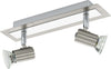 Spot-Moderno-Rottelo-In-Acciaio-Nichel-Satinato-2-Luci-Gu10-4,6W-Ip20