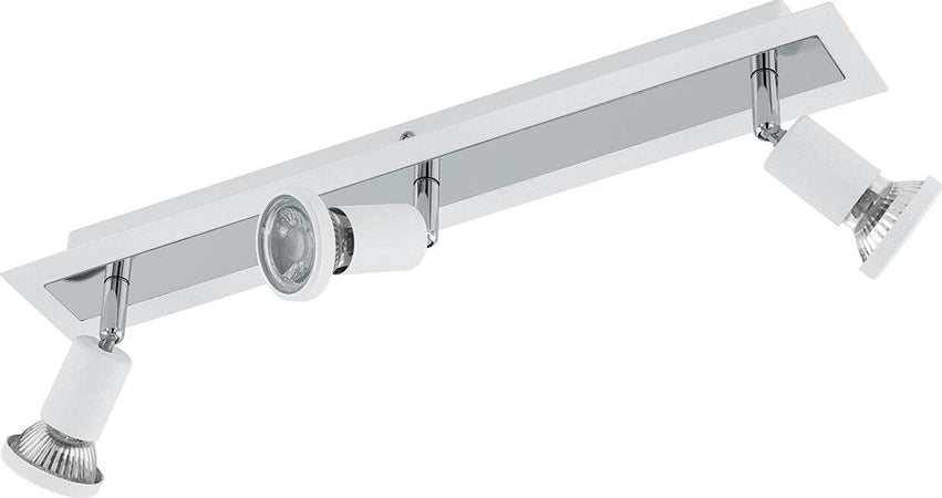 Spot-Moderno-Sarria-In-Acciaio-Bianco-3-Luci-Gu10-4,5W-Ip20