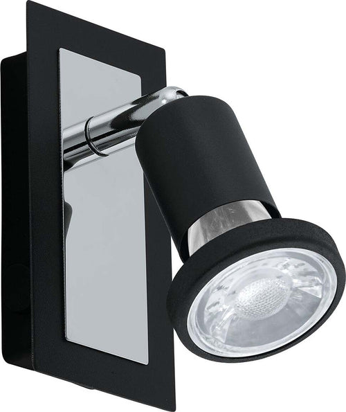 Spot-Moderno-Sarria-In-Acciaio-Nero-1-Luce-Gu10-4,5W-Ip20