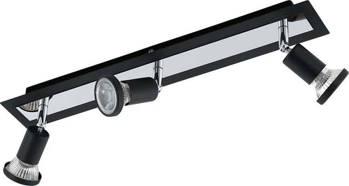 Spot-Moderno-Sarria-In-Acciaio-Nero-3-Luci-Gu10-4,5W-Ip20