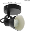 Spot-Moderno-Seras-2-In-Acciaio-Nero-1-Luce-Gu10-3W-Ip20