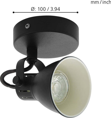 Spot-Moderno-Seras-2-In-Acciaio-Nero-1-Luce-Gu10-3W-Ip20