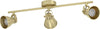 Spot-Moderno-Seras-In-Acciaio-Ottoneottone-Spazzolato-3-Luci-Gu10-3W-Ip20