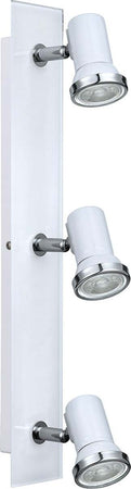 Spot-Moderno-Tamara-1-In-Acciaio-Bianco-3-Luci-Gu10-3W-Ip44