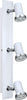 Spot-Moderno-Tamara-1-In-Acciaio-Bianco-3-Luci-Gu10-3W-Ip44