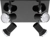 Spot-Moderno-Tamara-1-In-Acciaio-Nero-4-Luci-Gu10-3W-Ip44