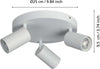 Spot-Moderno-Telimbela-Z-In-Acciaio-Bianco-3-Luci-Gu10-4,9W-Ip20