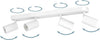 Spot-Moderno-Telimbela-Z-In-Acciaio-Bianco-4-Luci-Gu10-4,9W-Ip20