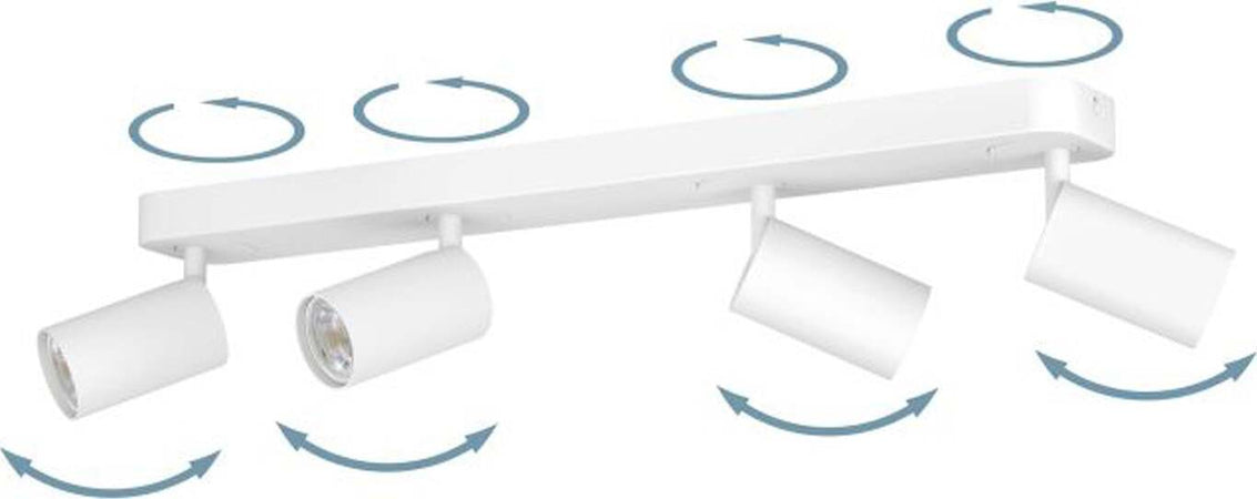 Spot-Moderno-Telimbela-Z-In-Acciaio-Bianco-4-Luci-Gu10-4,9W-Ip20