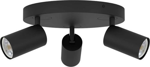Spot-Moderno-Telimbela-Z-In-Acciaio-Nero-3-Luci-Gu10-4,9W-Ip20