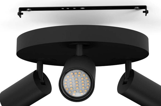 Spot-Moderno-Telimbela-Z-In-Acciaio-Nero-3-Luci-Gu10-4,9W-Ip20