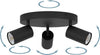 Spot-Moderno-Telimbela-Z-In-Acciaio-Nero-3-Luci-Gu10-4,9W-Ip20