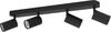 Spot-Moderno-Telimbela-Z-In-Acciaio-Nero-4-Luci-Gu10-4,9W-Ip20