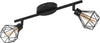 Spot-Moderno-Zapata-1-In-Acciaio-Nero-2-Luci-G9-3W-Ip20