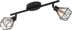 Spot-Moderno-Zapata-1-In-Acciaio-Nero-2-Luci-G9-3W-Ip20