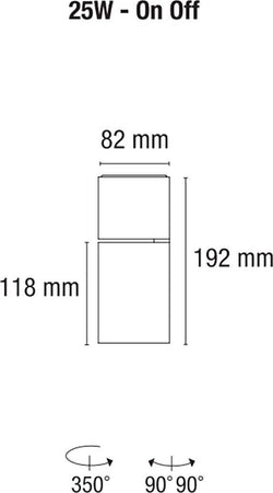 Spot-orientabile-Pan-International-SKA-TD-BD24NFW-25W-LED-3000k-1875Lm-55g-faretto-bianco-pare-soffitto-moderno