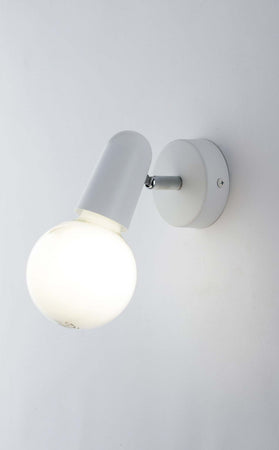 Spot Punto Orientabile Bianco 1Xe27 12X9,5X8Cm Illuminazione/Illuminazione per interni/Lampadari lampade a sospensione e plafoniere/Faretti da soffitto Led Mall Home - Napoli, Commerciovirtuoso.it