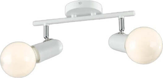 Spot-Punto-Orientabile-Bianco-2Xe27-32X14X10Cm