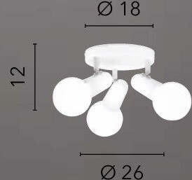 Spot-Punto-Orientabile-Bianco-3Xe27-26X18X12Cm