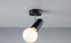 Spot Punto Orientabile Nero 1Xe27 12X9,5X8Cm Illuminazione/Illuminazione per interni/Lampadari lampade a sospensione e plafoniere/Faretti da soffitto Led Mall Home - Napoli, Commerciovirtuoso.it