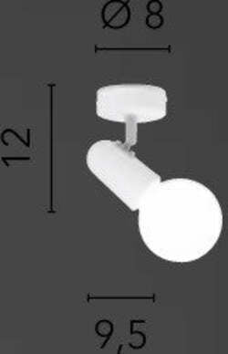 Spot-Punto-Orientabile-Nero-1Xe27-12X9,5X8Cm