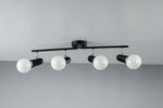 Spot Punto Orientabile Nero 4Xe27 68X14X10Cm Illuminazione/Illuminazione per interni/Lampadari lampade a sospensione e plafoniere/Faretti da soffitto Led Mall Home - Napoli, Commerciovirtuoso.it