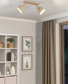 Spot-Vintage-Arrecife-In-Acciaio-Marrone-2-Luci-E27-28W-Ip20