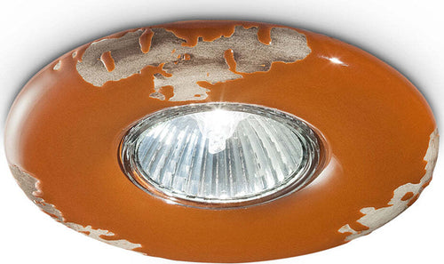 Spot-Vintage-Ceramica-Arancio-1-Luce-Gu10-11Cm