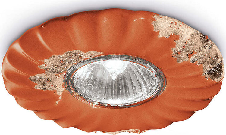 Spot-Vintage-Ceramica-Arancio-1-Luce-Gu10-12Cm