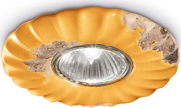 Spot-Vintage-Ceramica-Gialla-1-Luce-Gu10-12Cm