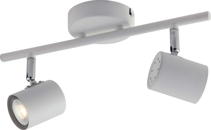 Spot Zero Orientabile Bianco 2Xgu10 33X15Cm Illuminazione/Illuminazione per interni/Lampadari lampade a sospensione e plafoniere/Faretti da soffitto Led Mall Home - Napoli, Commerciovirtuoso.it