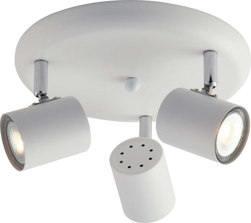 Spot Zero Orientabile Bianco 3Xgu10 23,5X12Cm Illuminazione/Illuminazione per interni/Lampadari lampade a sospensione e plafoniere/Faretti da soffitto Led Mall Home - Napoli, Commerciovirtuoso.it