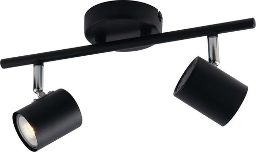 Spot Zero Orientabile Nero 2Xgu10 33X15Cm Illuminazione/Illuminazione per interni/Lampadari lampade a sospensione e plafoniere/Faretti da soffitto Led Mall Home - Napoli, Commerciovirtuoso.it