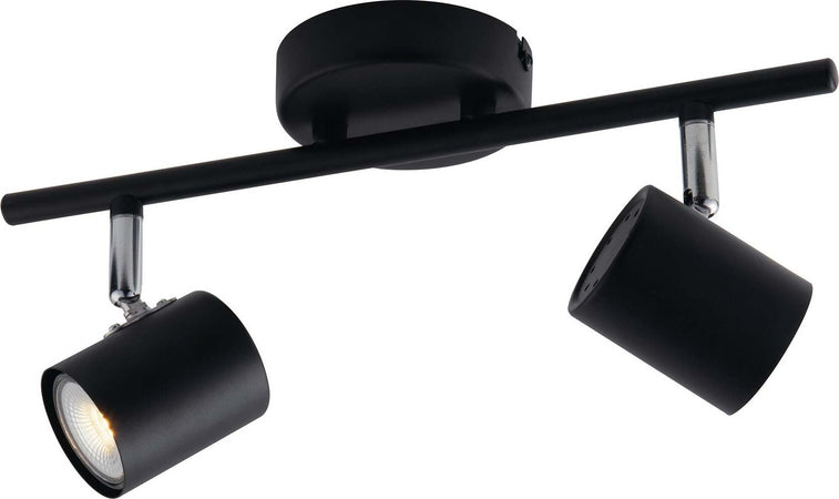 Spot Zero Orientabile Nero 2Xgu10 33X15Cm Illuminazione/Illuminazione per interni/Lampadari lampade a sospensione e plafoniere/Faretti da soffitto Led Mall Home - Napoli, Commerciovirtuoso.it